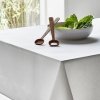 Kähler HAMMERSHØI Drewniane Sztućce - Łyżki do Serwowania Sałaty